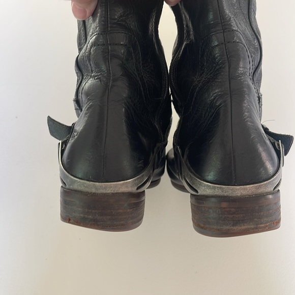 UGG Women's Channing II Boots Leather Sheepskin Sock Liner Black Size 10 - Picture 11 of 14